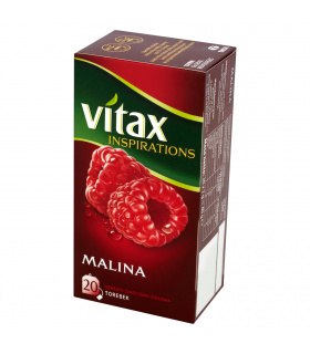 Vitax Inspirations Malina Herbata owocowo-ziołowa 40 g (20 torebek)
