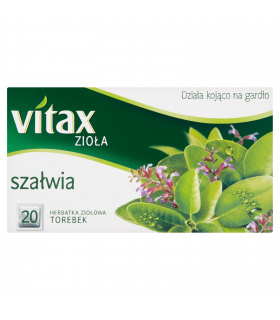 Vitax Zioła Herbatka ziołowa szałwia 24 g (20 x 1,2 g)