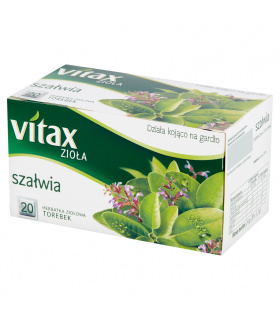 Vitax Zioła Herbatka ziołowa szałwia 24 g (20 x 1,2 g)