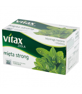 Vitax Zioła Herbatka ziołowa mięta strong 30 g (20 x 1,5 g)