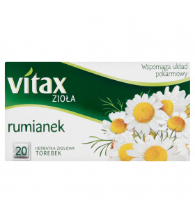 Vitax Zioła Herbatka ziołowa rumianek 30 g (20 x 1,5 g)