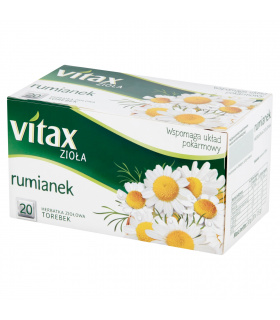 Vitax Zioła Herbatka ziołowa rumianek 30 g (20 x 1,5 g)