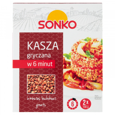 Sonko Kasza gryczana w 6 minut 200 g (2 x 100 g)