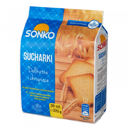 Sonko Sucharki 225 g (30 sztuk)