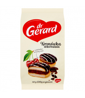 dr Gerard Kremówka dekorowana czekoladowo wiśniowy smak 165 g