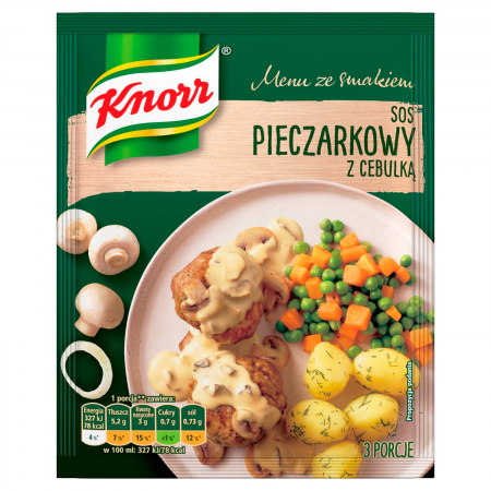 Knorr Menu ze smakiem Sos pieczarkowy z cebulką 37 g