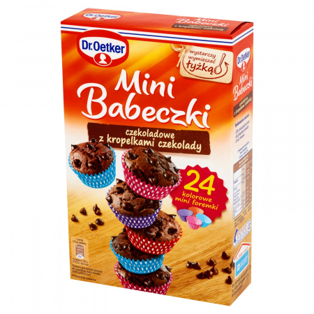 Dr. Oetker Mini Babeczki czekoladowe z kropelkami czekolady 245 g