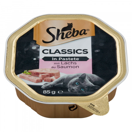 Sheba Classics Karma dla dorosłych kotów z łososiem 85 g