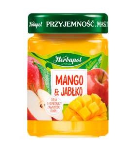 Herbapol Dżem o obniżonej zawartości cukru mango & jabłko 280 g