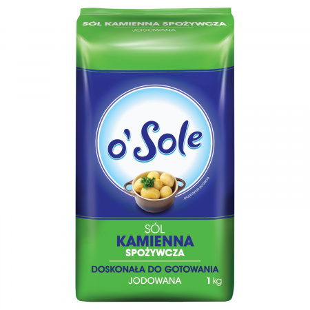 o'Sole Sól kamienna spożywcza jodowana 1 kg