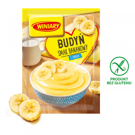 Winiary Budyń z cukrem smak bananowy 60 g