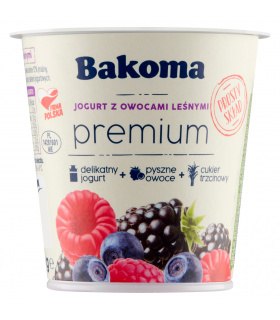 Bakoma Premium Jogurt z owocami leśnymi 140 g