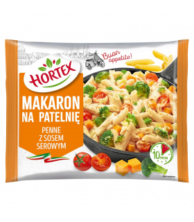 Hortex Makaron na patelnię penne z sosem serowym 450 g