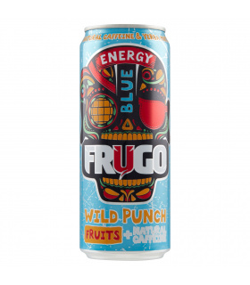 Frugo Wild Punch Blue Energy Gazowany napój energetyzujący 330 ml