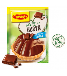 Winiary Budyń bez dodatku cukru smak czekoladowy 38 g