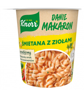 Knorr Danie makaron śmietana z ziołami 59 g