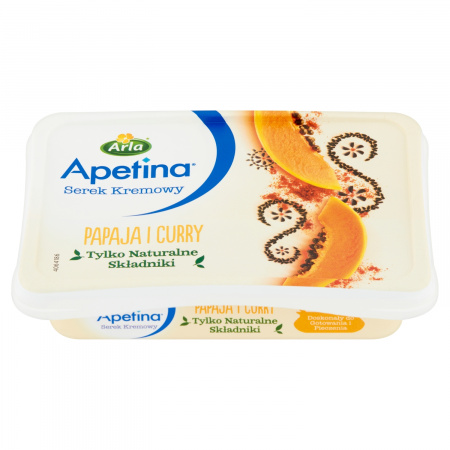 Arla Apetina Serek kremowy papaja i curry 125 g