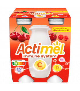 Actimel Mleko fermentowane o smaku czereśnia-acerola 400 g (4 x 100 g)