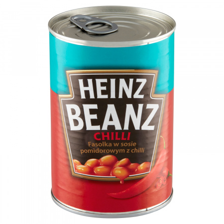 Heinz Fasolka w sosie pomidorowym z chilli 390 g