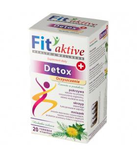 Fit aktive Detox Suplement diety herbatka ziołowa 40 g (20 x 2 g)