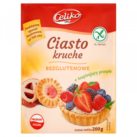 Celiko Ciasto kruche bezglutenowe 200 g