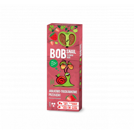 Bob Snail Przekąska jabłkowo-truskawkowa 30 g