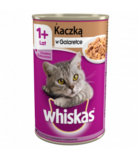 Whiskas Mokra karma dla kota 1+ z Kaczką w Sosie 400 g