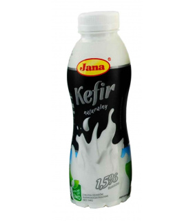Jana Kefir naturalny 1,5% butelka 375 g