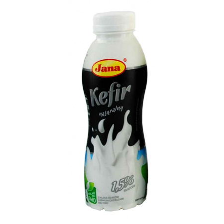 Jana Kefir naturalny 1,5% butelka 375 g