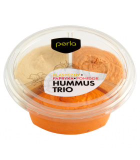 Perla Hummus Trio klasyczny papryka pomidor 210 g