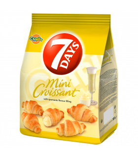 7 Days Mini Croissant z nadzieniem o smaku spumante 185 g