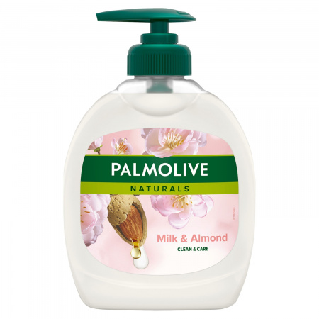 Palmolive Naturals Milk & Almond (Mleko i Migdał) Kremowe mydło w płynie do rąk z dozownikiem 300 ml
