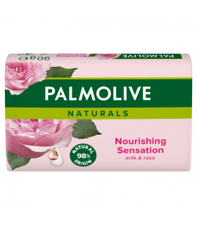 Palmolive Naturals Nourishing Sensation Mleko i Róża Mydło w kostce 90 g