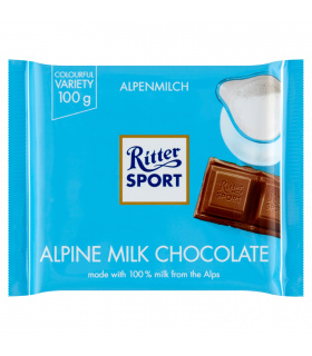 Ritter Sport Czekolada mleczna alpejska 100 g