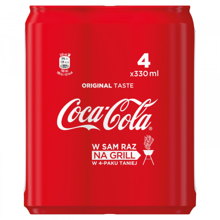Coca-Cola Napój gazowany 4 x 330 ml