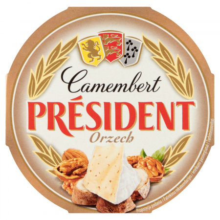 Président Ser Camembert orzech 120 g