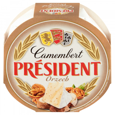 Président Ser Camembert orzech 120 g