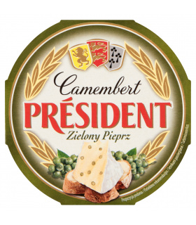 Président Ser Camembert zielony pieprz 120 g
