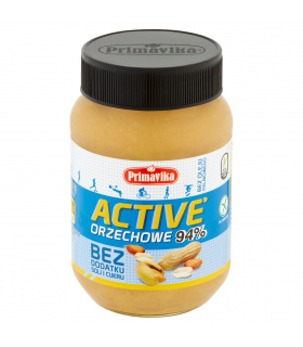 Primavika Active Pasta orzechowa bez dodatku soli i cukru 470 g