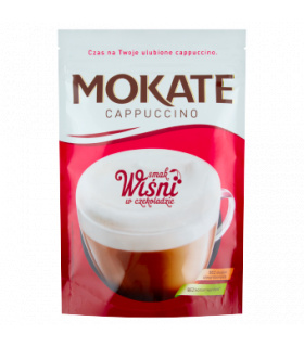 Mokate Cappuccino smak wiśni w czekoladzie 110 g