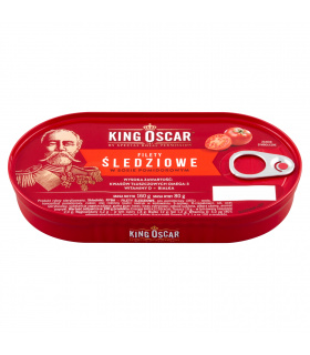 King Oscar Filety śledziowe w sosie pomidorowym 160 g