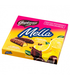 Goplana Mella Galaretka w czekoladzie o smaku cytrynowym 190 g