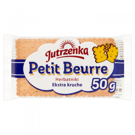 Jutrzenka Petit Beurre Herbatniki ekstra kruche 50 g