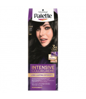 Palette Intensive Color Creme Farba do włosów w kremie 1-0 (N1) czerń