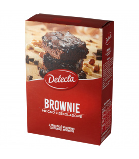 Delecta Brownie mocno czekoladowe mieszanka do wypieku ciasta 550 g