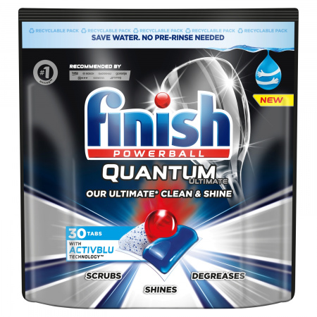 Finish Quantum Ultimate Kapsułki do mycia naczyń w zmywarce 375 g (30 sztuk)
