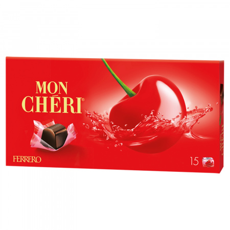 Mon Chéri Praliny z czekolady z całą czereśnią w likierze 157,5 g