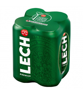 Lech Premium Piwo jasne 4 x 500 ml