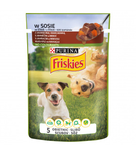 Friskies Karma dla psów z jagnięciną i marchewką 100 g