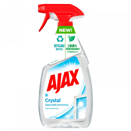 Ajax Spray Crystal Płyn do szyb, okien i powierzchni szklanych z amoniakiem 500 ml